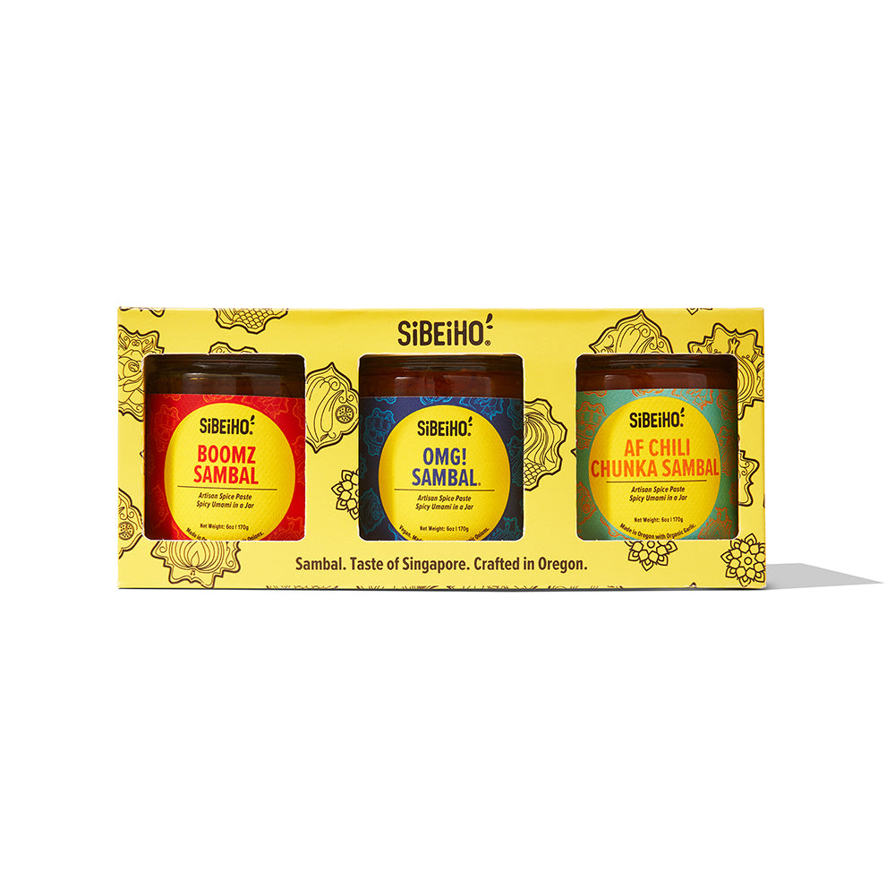 Singaporean Sambal Variety Pack | Spicy Chili Sauces – Sibeiho