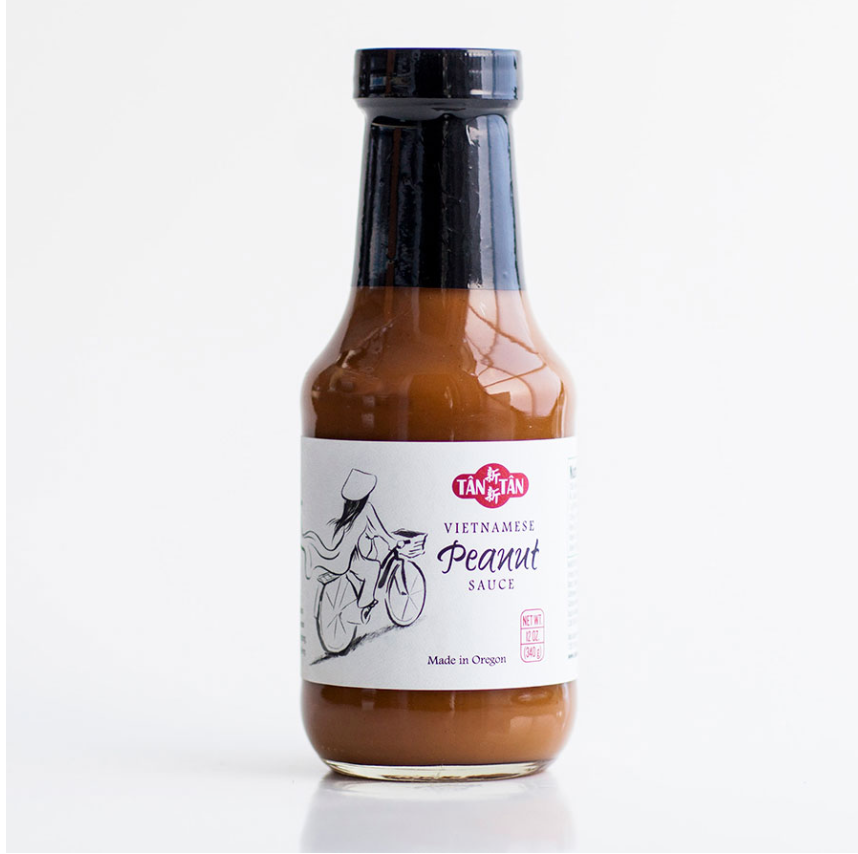 Peanut Sauce. Sibeiho. Singapore Sambal. Tan Tan Deli. Made in Oregon. Women Owned Business. Asian Women Business. Family Recipe.